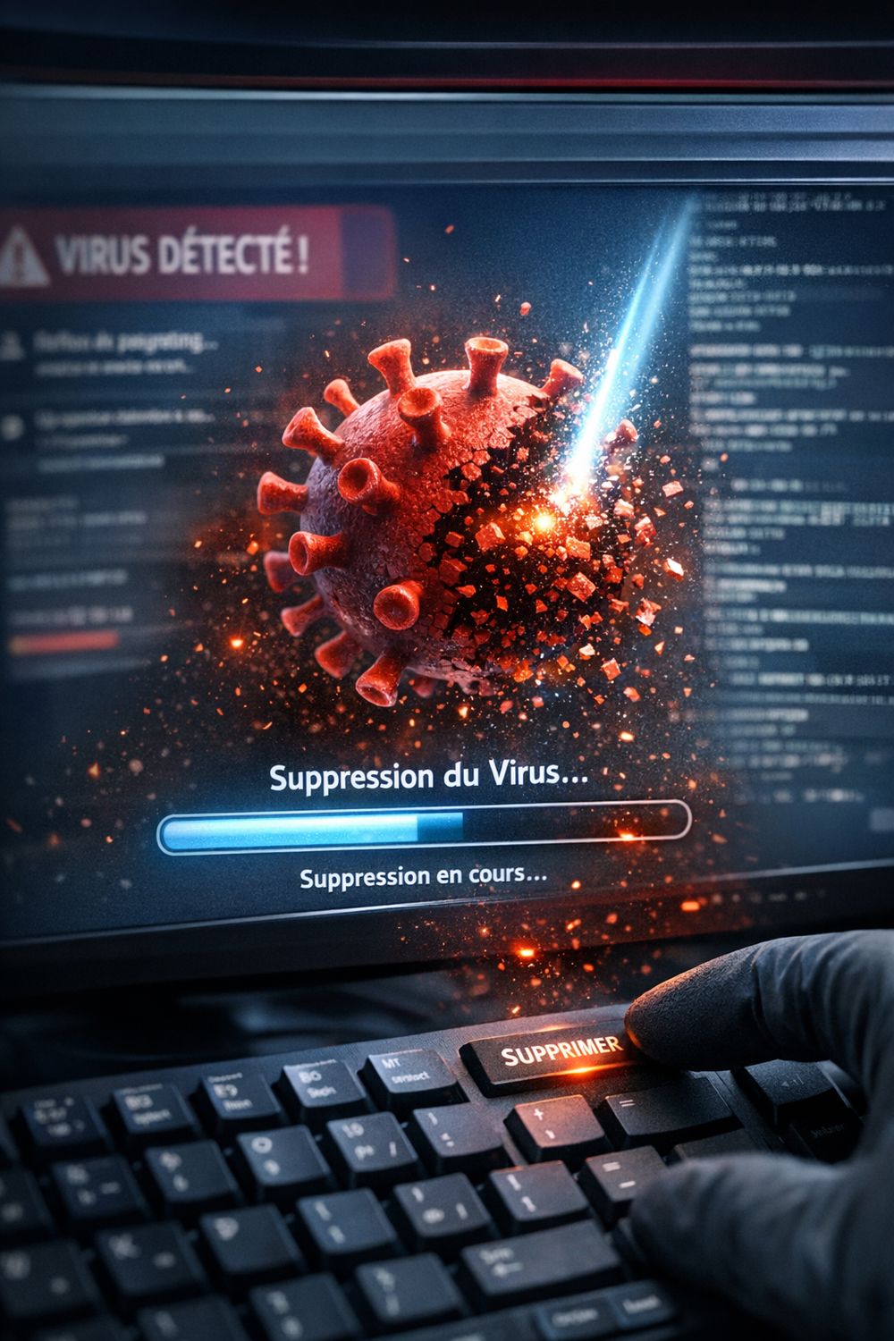 Supression de virus