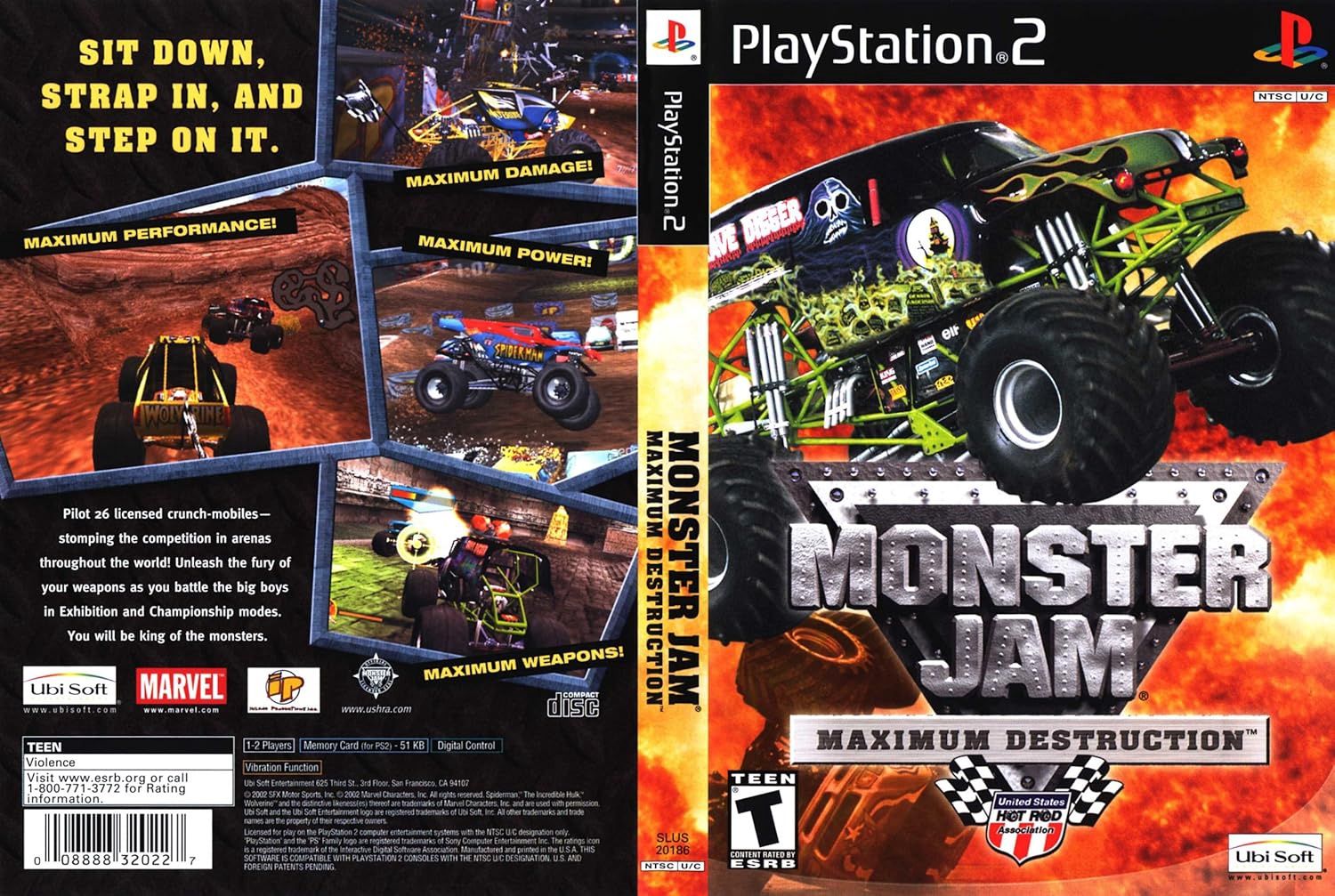 Monster Jam Maximum Destruction Playstation 2
