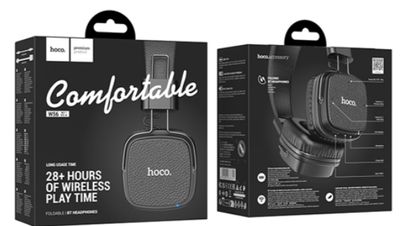 Casque sans fil confortable Hoco W56 - Noir