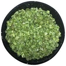 Green Peridot Chips