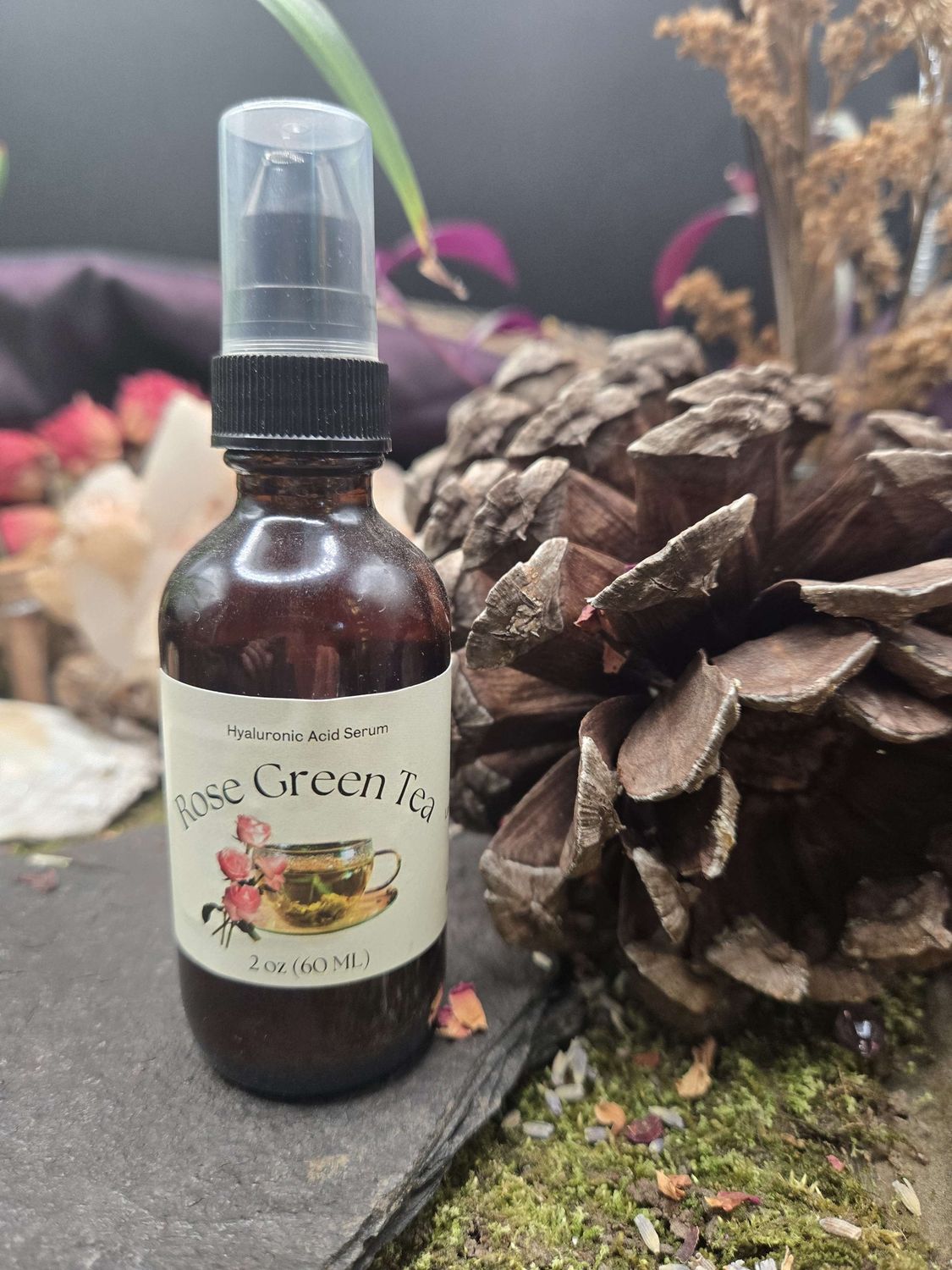 Rose Green Tea Hyaluronic Serum 2oz