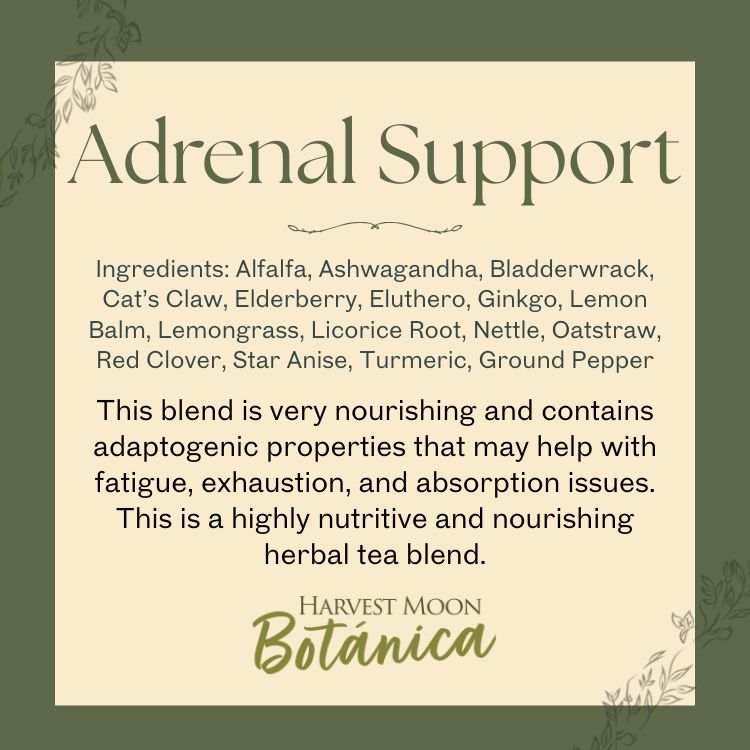 Adrenal Support Tonic Herbal Tea