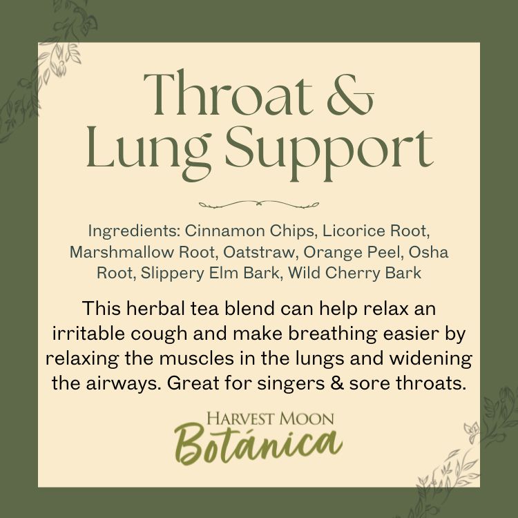 Throat and Lung Support Herbal Tea