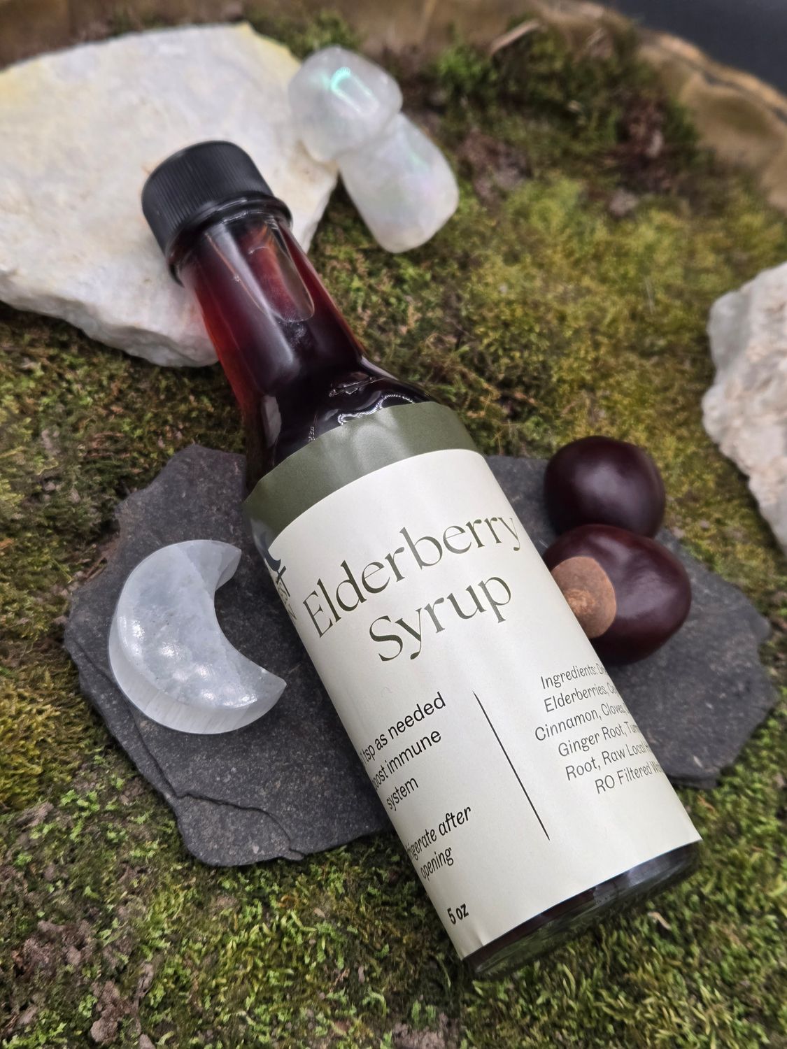 Mama T's WildCrafted Elderberry Syrup, Size: 5oz