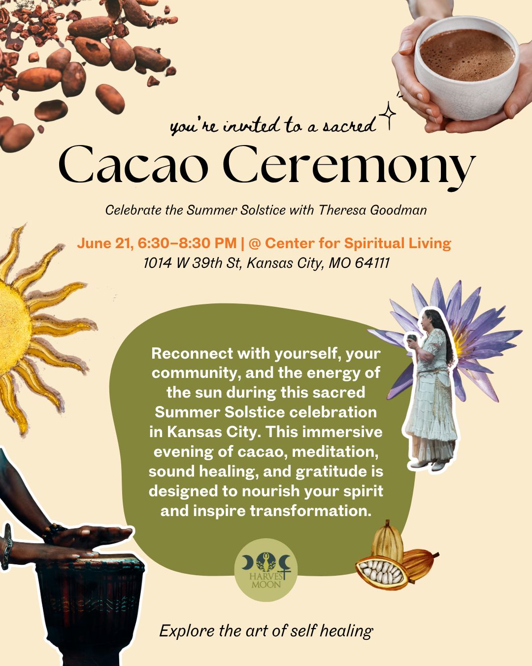 Summer Solstice Cacao Ceremony 21 June 2026