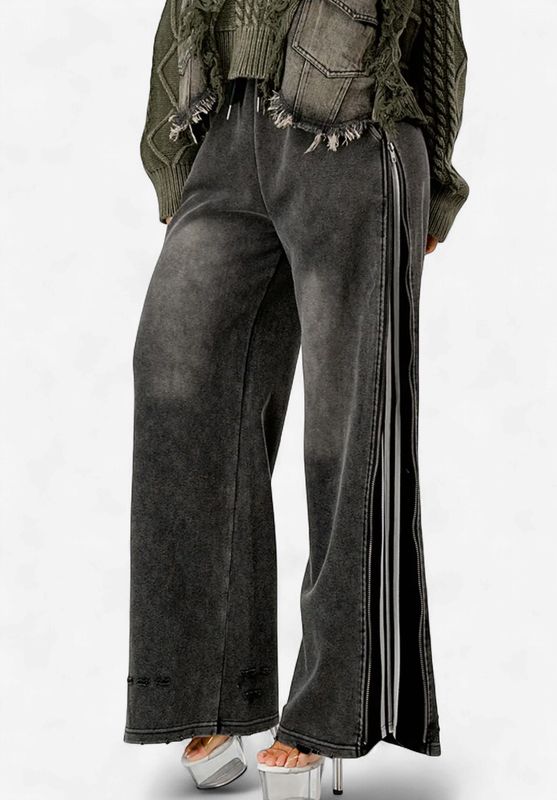 Wide Leg  Sweat Pant Jean
