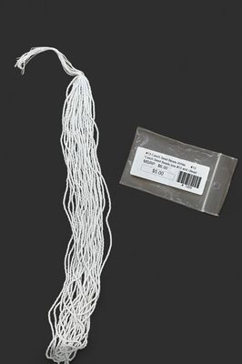 #13 Czech Seed Beads White