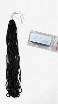 #11 Czech Seed Beads Black