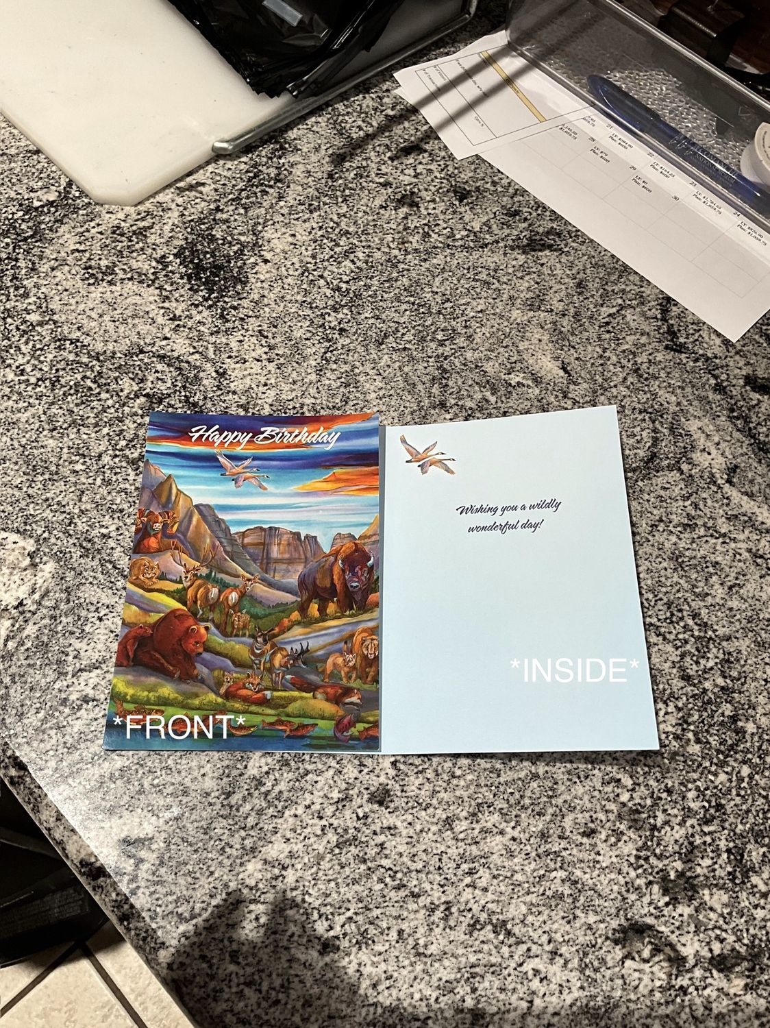 LEANIN TREE- HAPPY BIRTHDAY