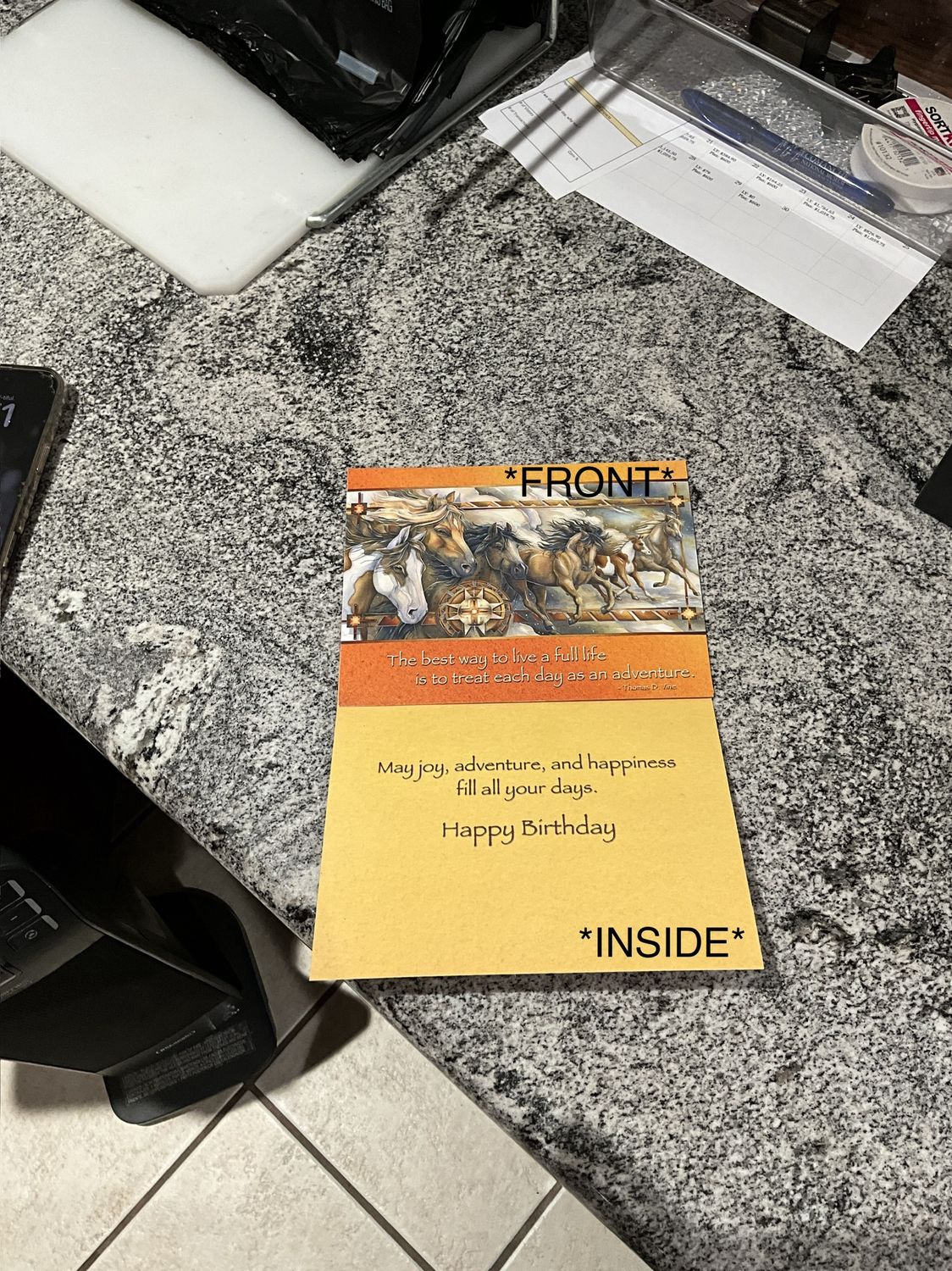 LEANIN TREE- HAPPY BIRTHDAY