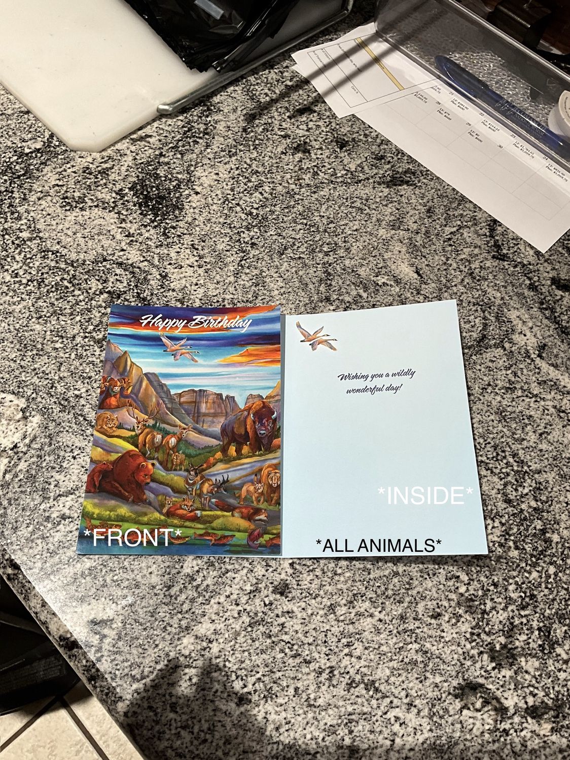 LEANIN TREE- HAPPY BIRTHDAY