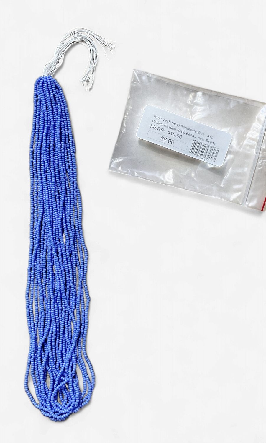 #10 Czech Seed Beads Periwinkle