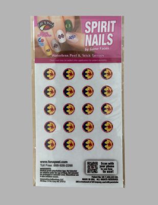 C.N. Logo Custom Nail Design