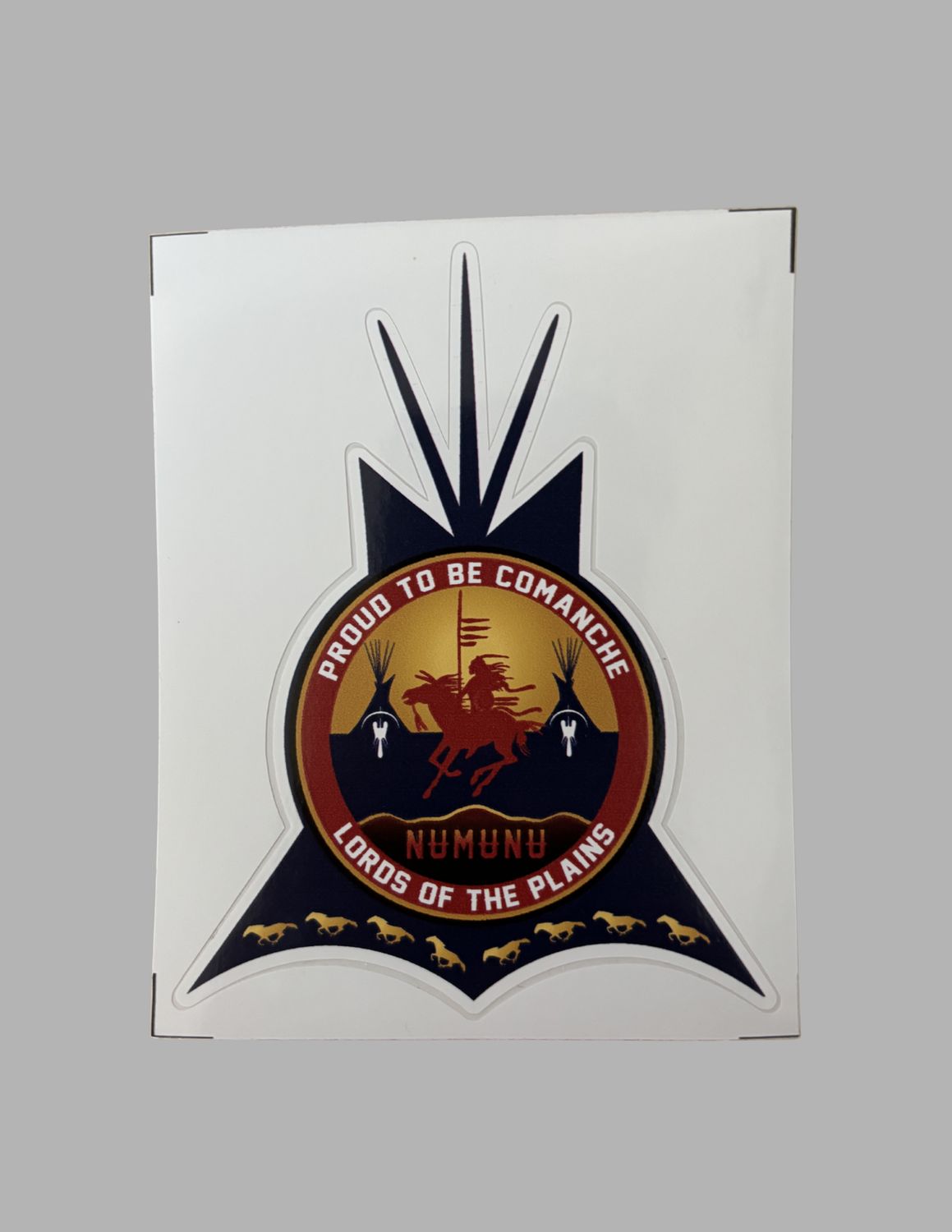 Comanche Nation Tipi Sticker