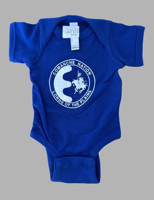 C.N. Onesie Blue W/ White Logo