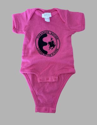 C.N. Onesie Pink W/ Black Logo