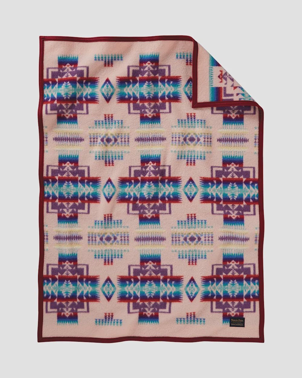 Chief Joseph Baby Blanket Pink