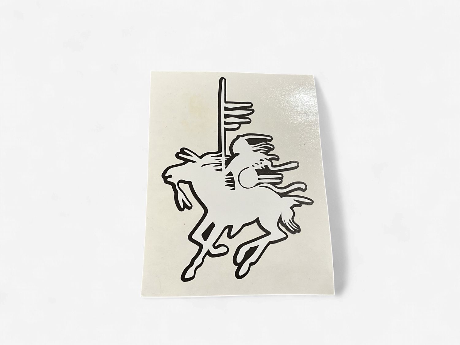 Comanche War Horse Sticker