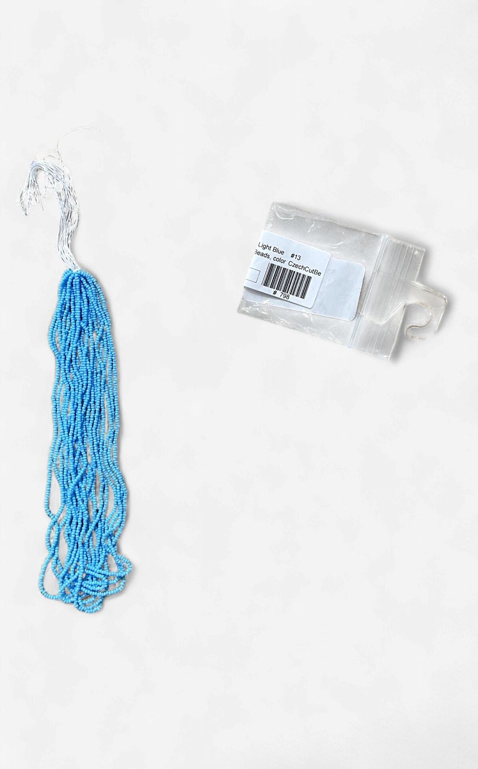 Czech Cut #13 Bead Light Blue