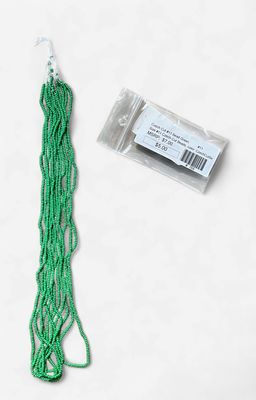Czech Cut #11 Bead Green