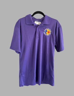 C.N. Logo Polo Purple