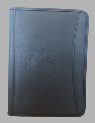 C.N. Logo Zippered Portfolio