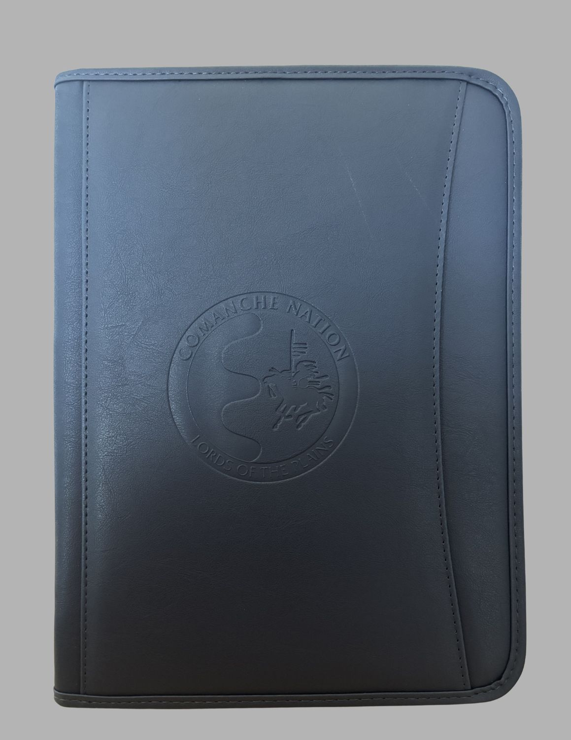 C.N. Logo Zippered Portfolio