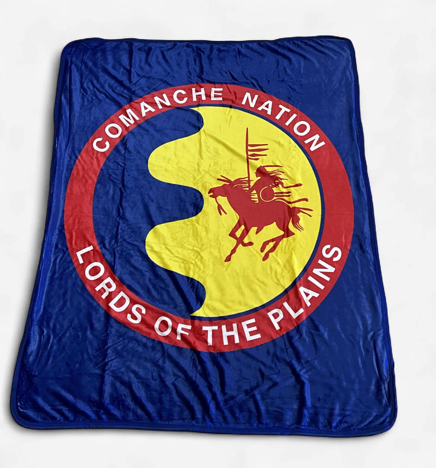 Comanche Logo Sherpa Throws