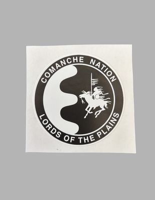 Comanche Logo Sticker 3"