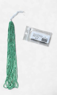 Czech 3 Cut #9 Bead Green