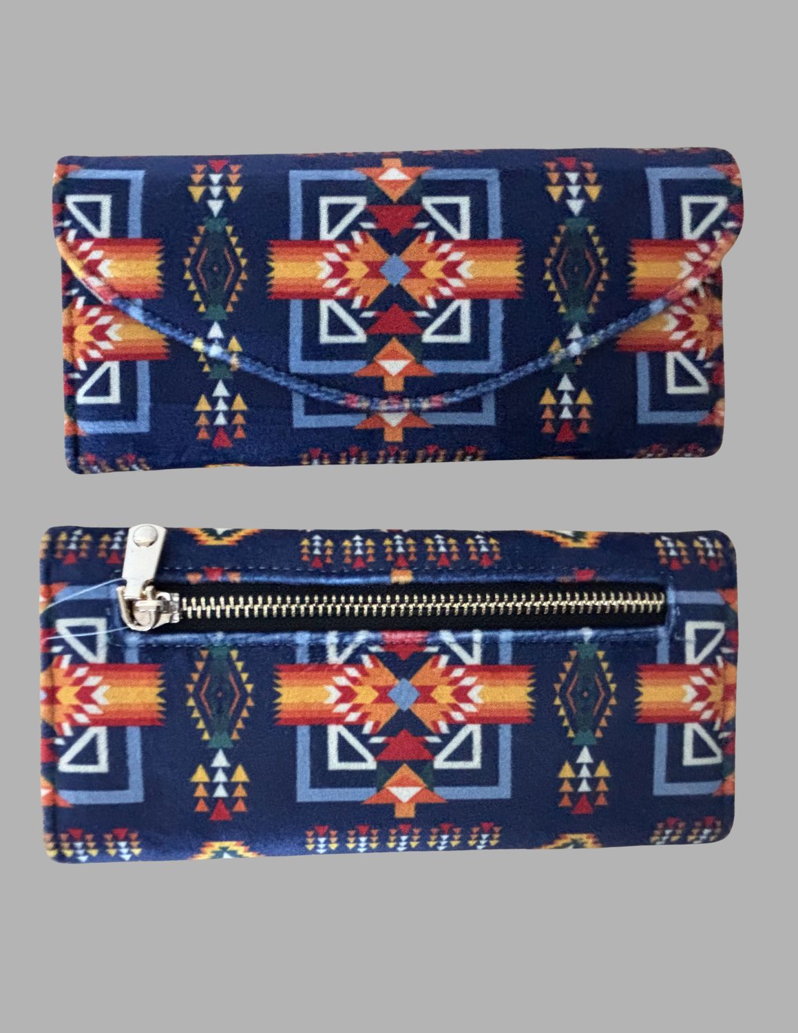 Ladies Fleece Zippered Twin Wallet