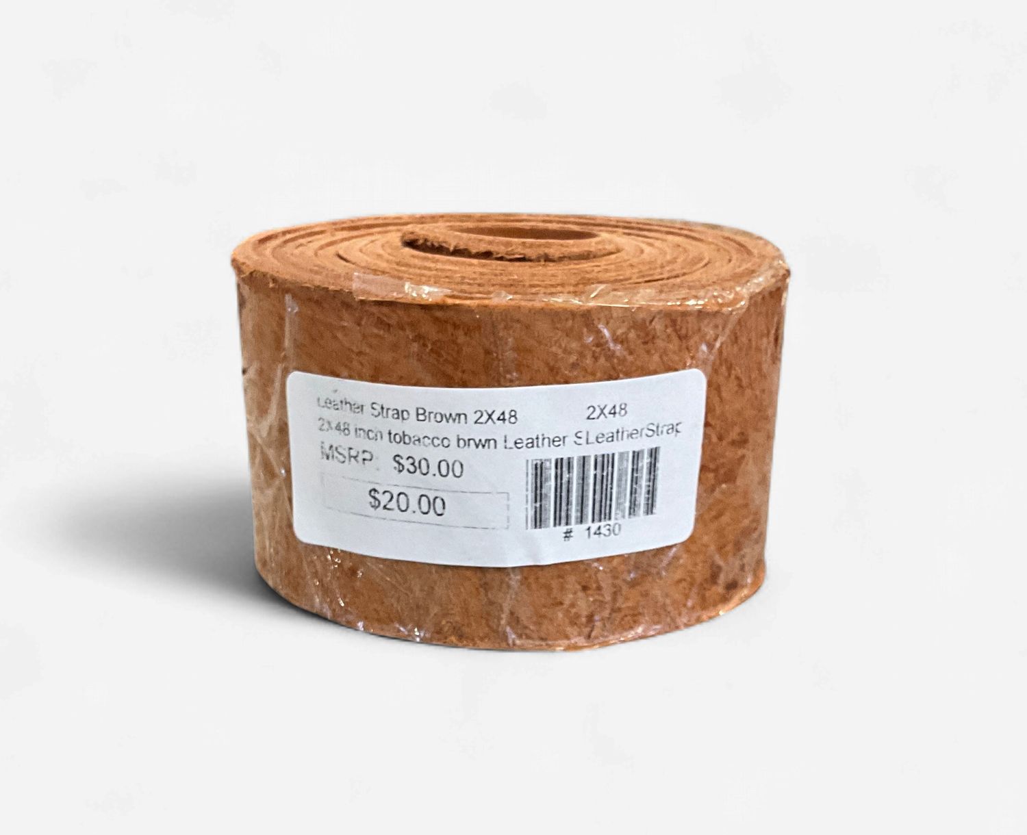 Leather Strap Brown 2X48