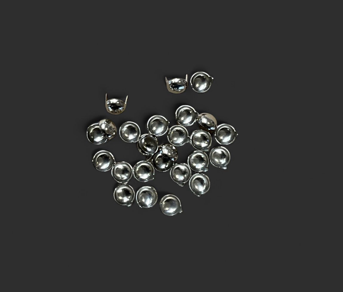 Metal Spots Nickel 3/8