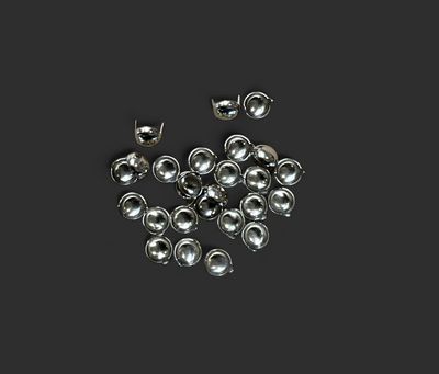 Metal Spots Nickel 3/8