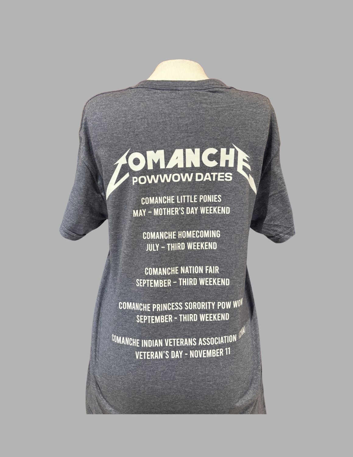Comanche Pow-Wow Highway Tour Dates Shirt