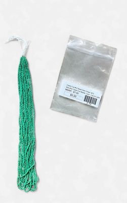 Czech Cut #12 Bead Dark Green-2