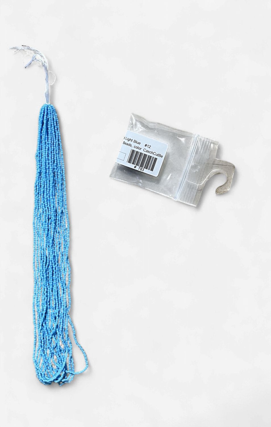 Czech Cut #12 Bead Light Blue