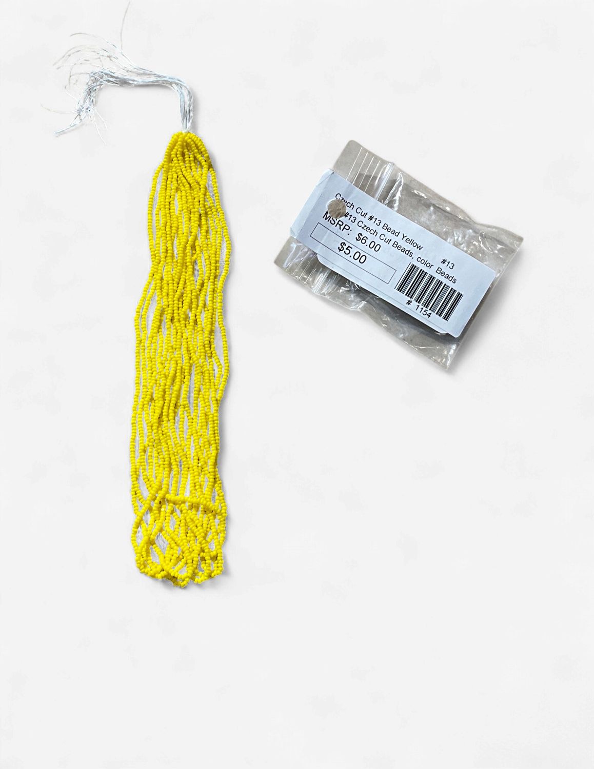 Czech Cut #13 Bead Yellow