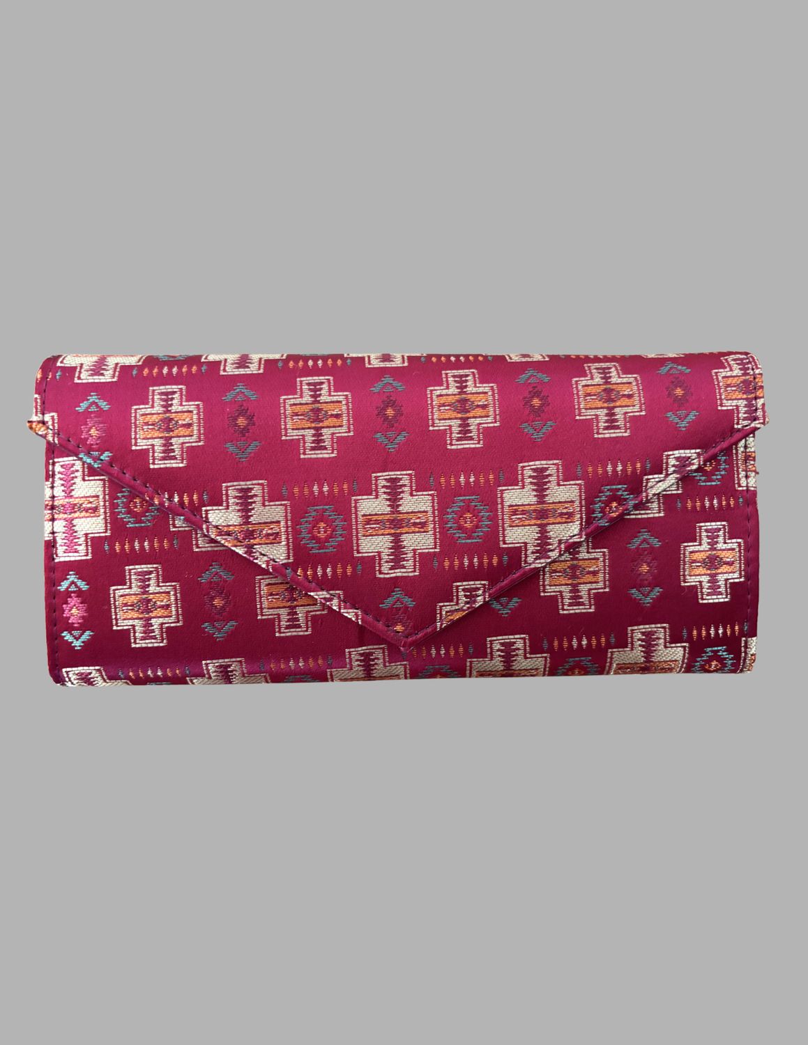 Floral Jacquard Ladies Wallet