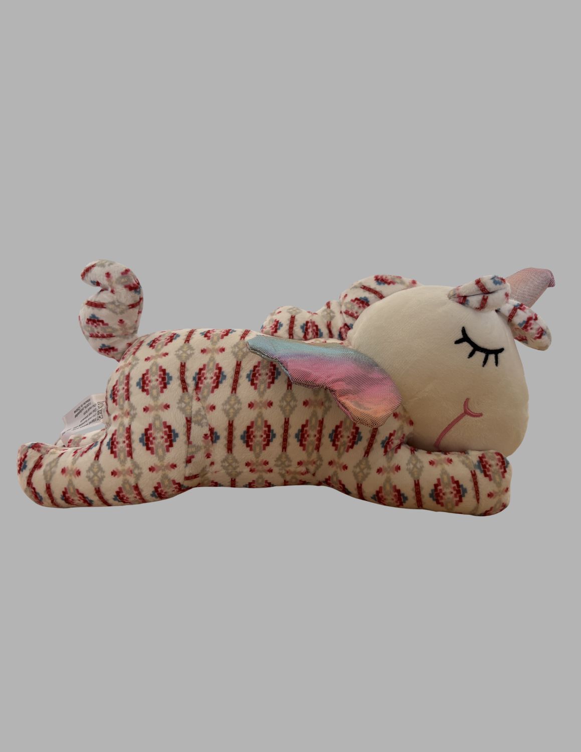 Fleece Stuffed Unicorn, Color: White