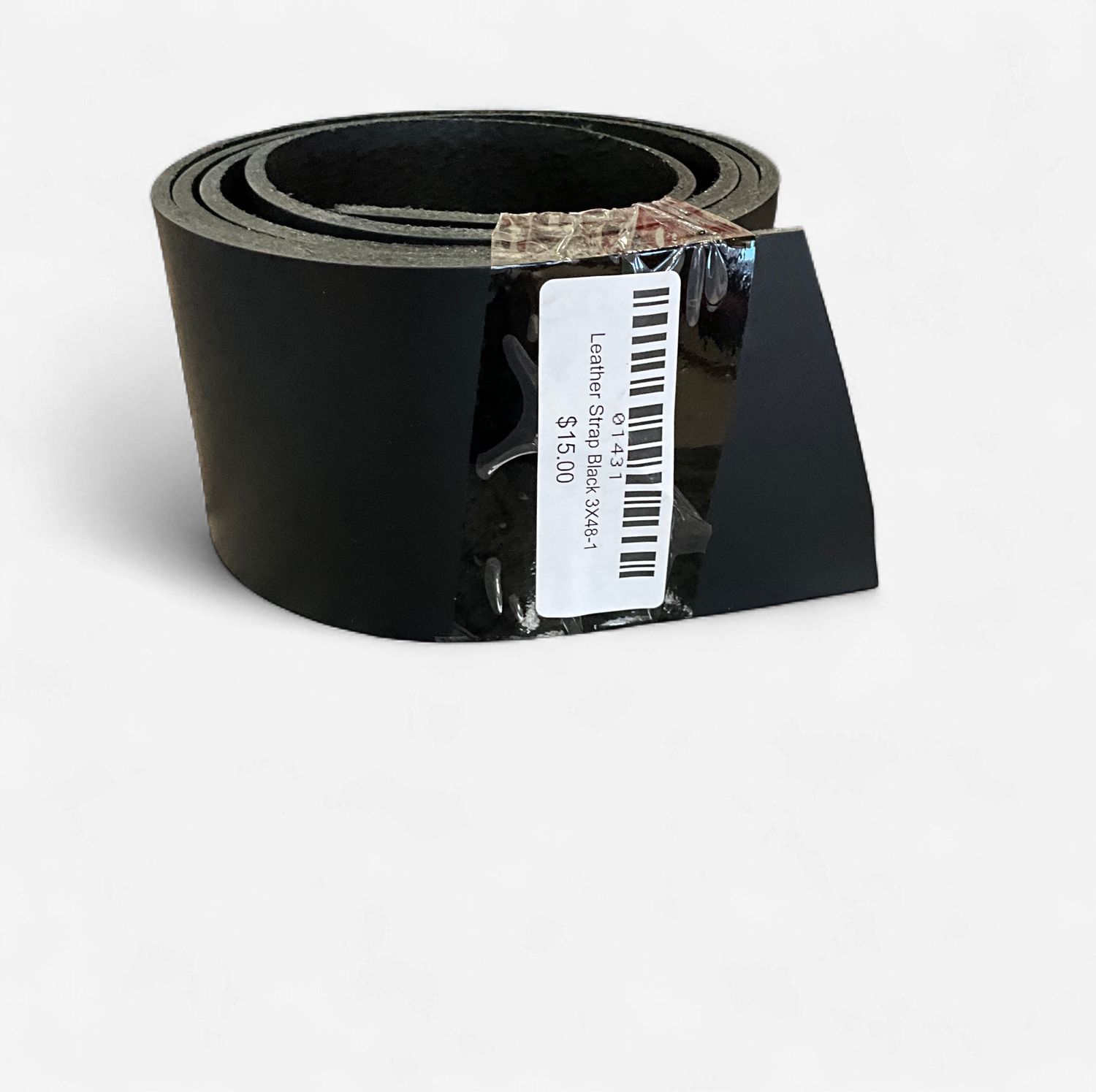 Leather Strap Black 3X48