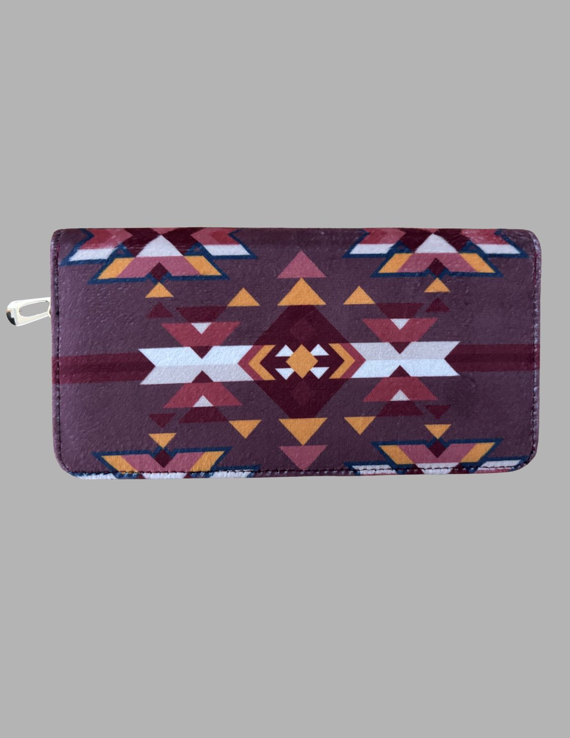 Native Design Zipped  Ladies Wallet Tucson Collection