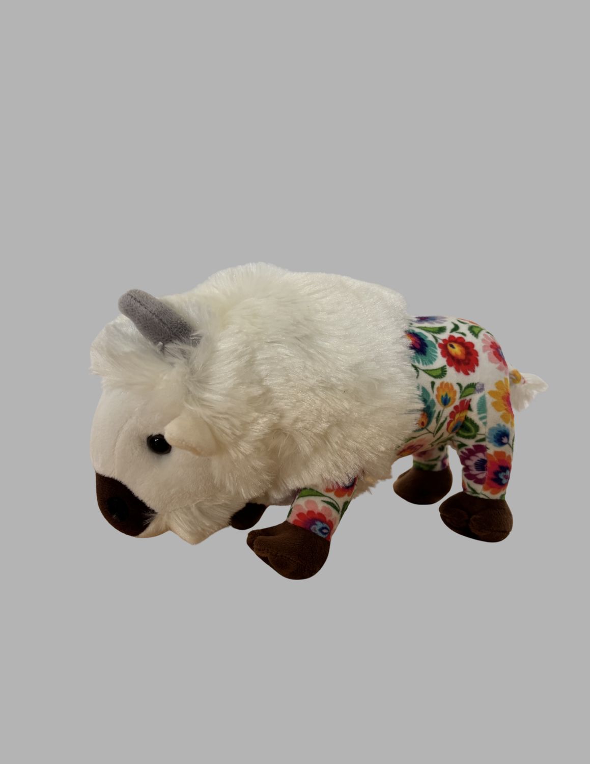 Oklahoma Buffalo Stuffed, Color: White