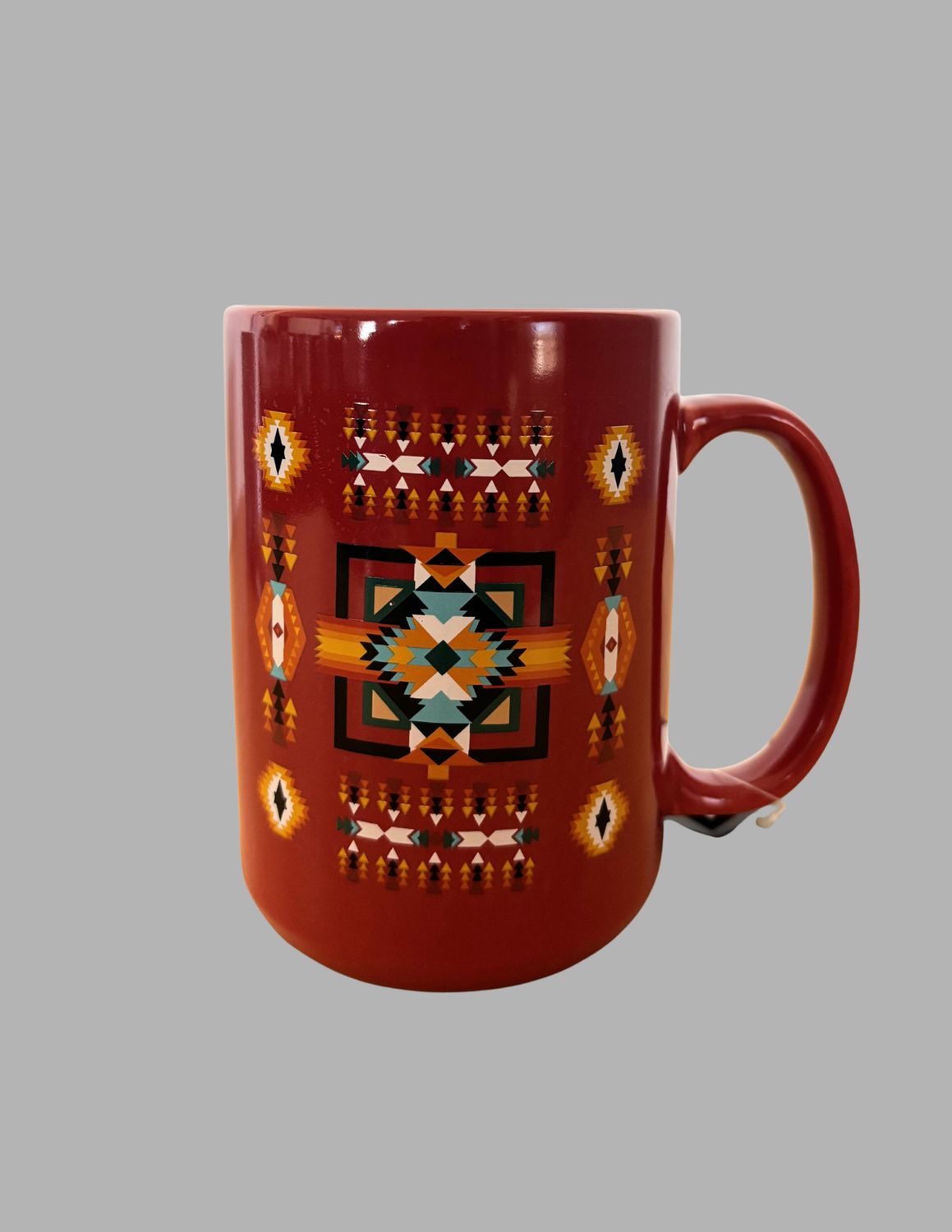 Native Design Coffee Mugs, Color: Red