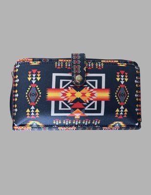 Native Design Crossbody Clutch Purse/Phone Pocket