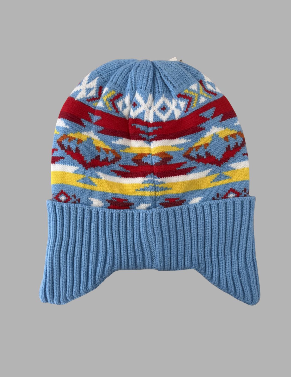Native Design Beanie Cap, Color: Blue