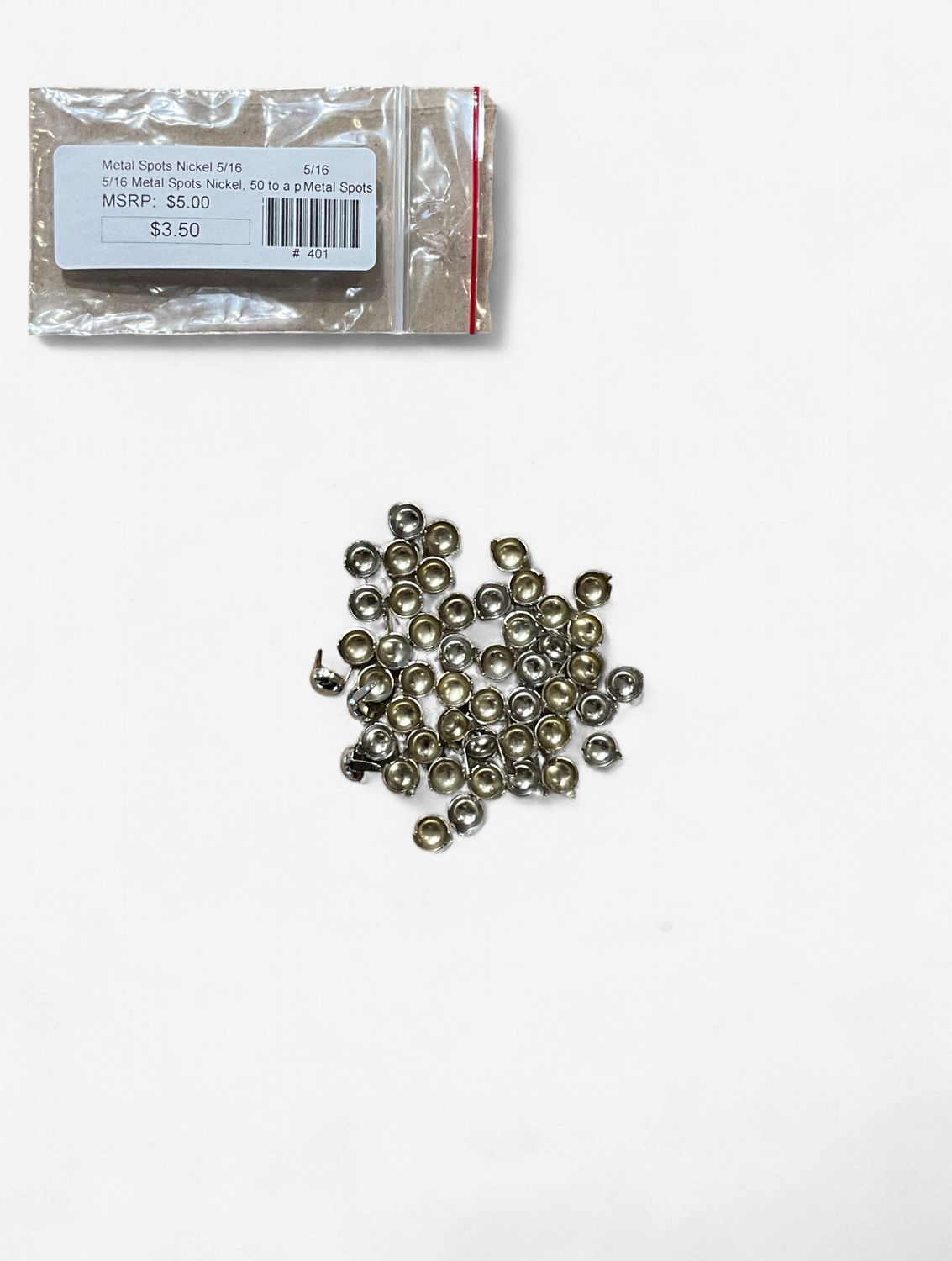 Metal Spots Nickel 5/16