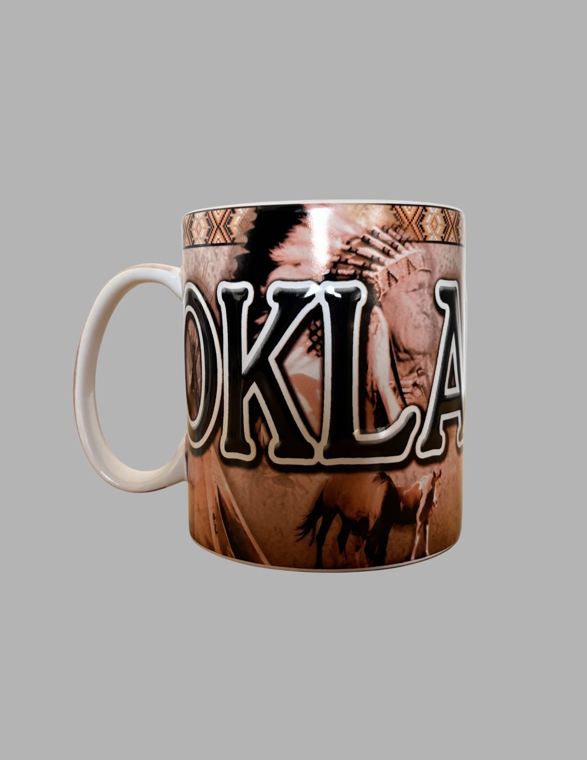 Oklahoma Coffee Mug Native Design