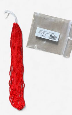 Size 11 Czech Seed Beads Light Red
