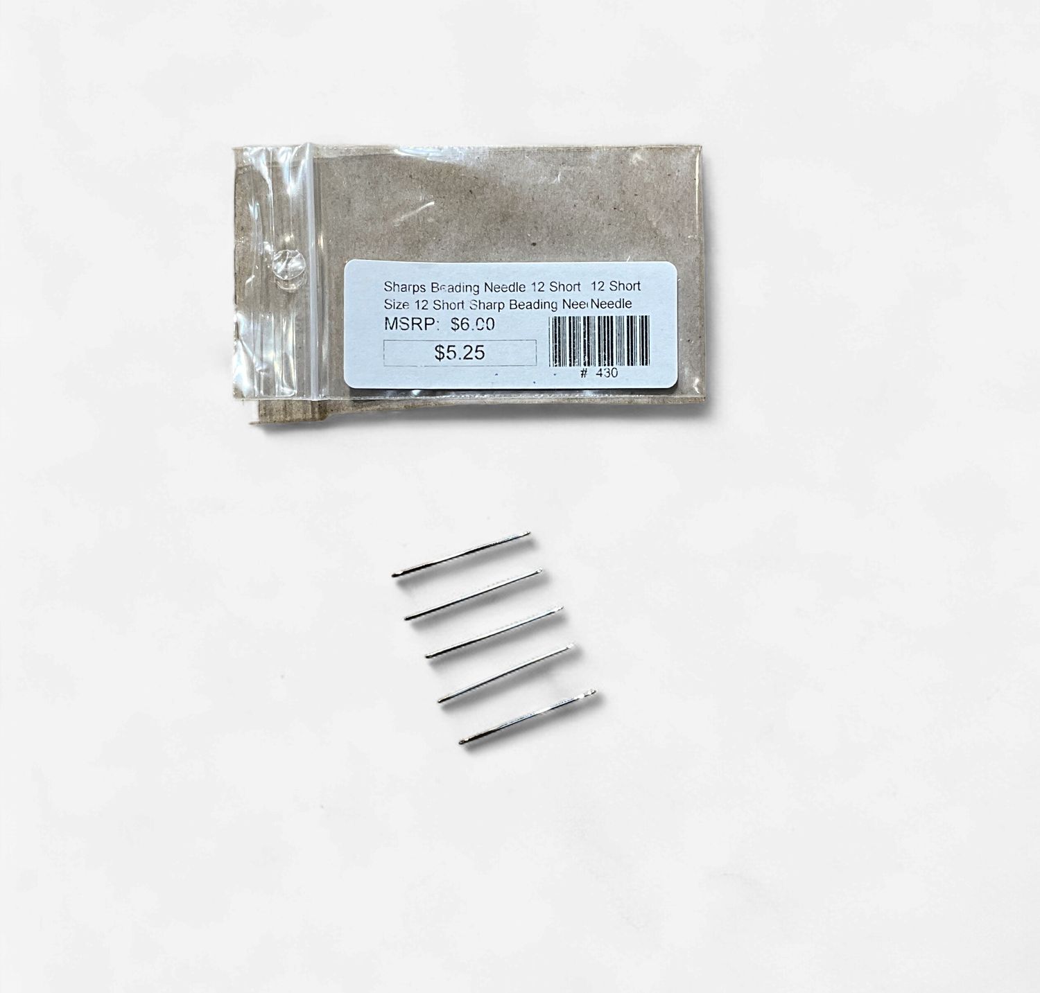 Sharps Beading Needle 12 Short